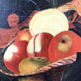 Canvas oil fruit and flowers