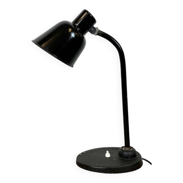 Vintage Black Table Lamp by Christian Dell for BUR Bunte & Remmler, 1930s