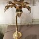 Solid brass palm tree lamp
