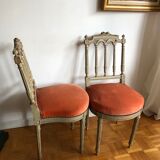 Pair of Louis XVI style chairs