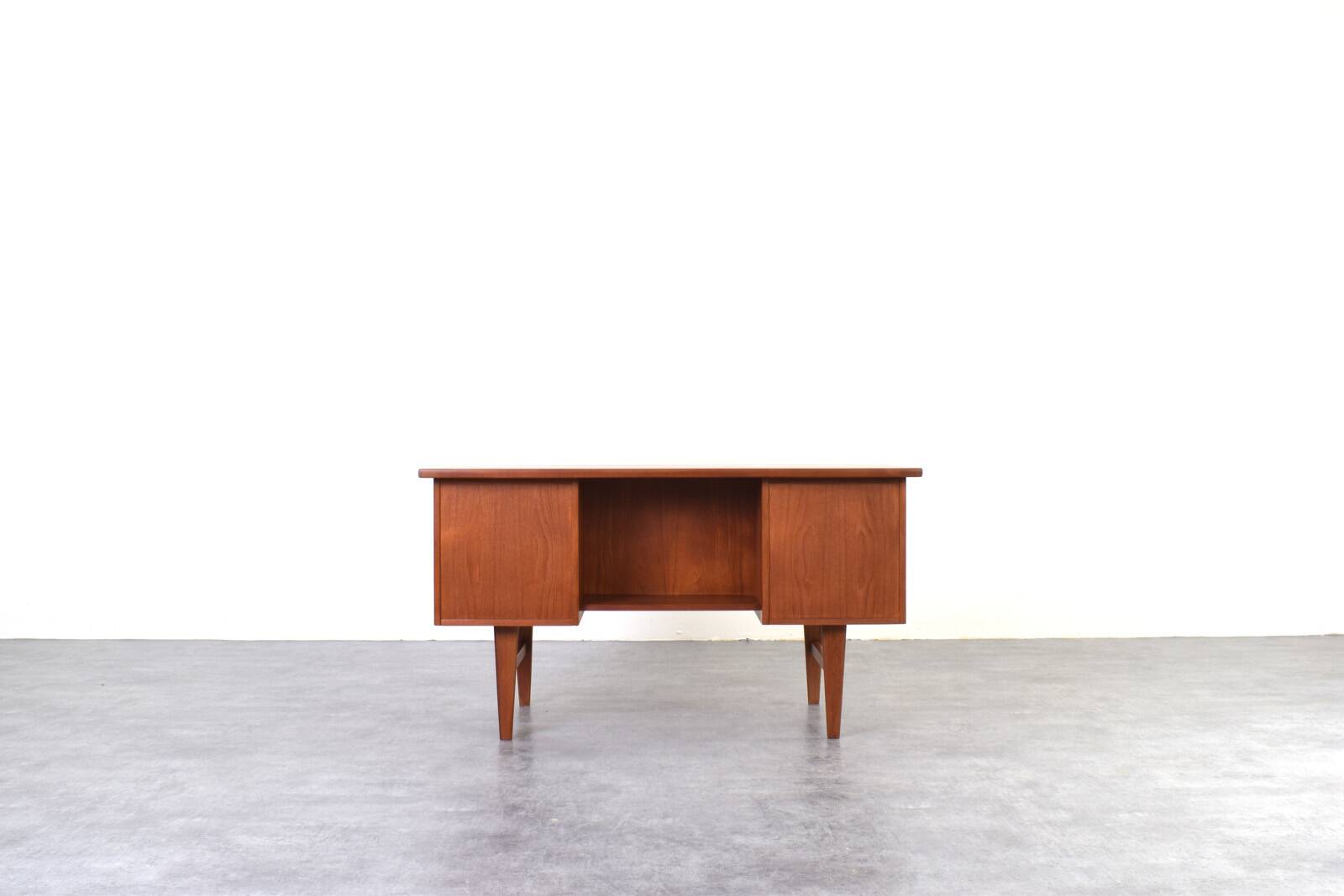 Mid-Century Danish Teak Executive Desk, 1960s.