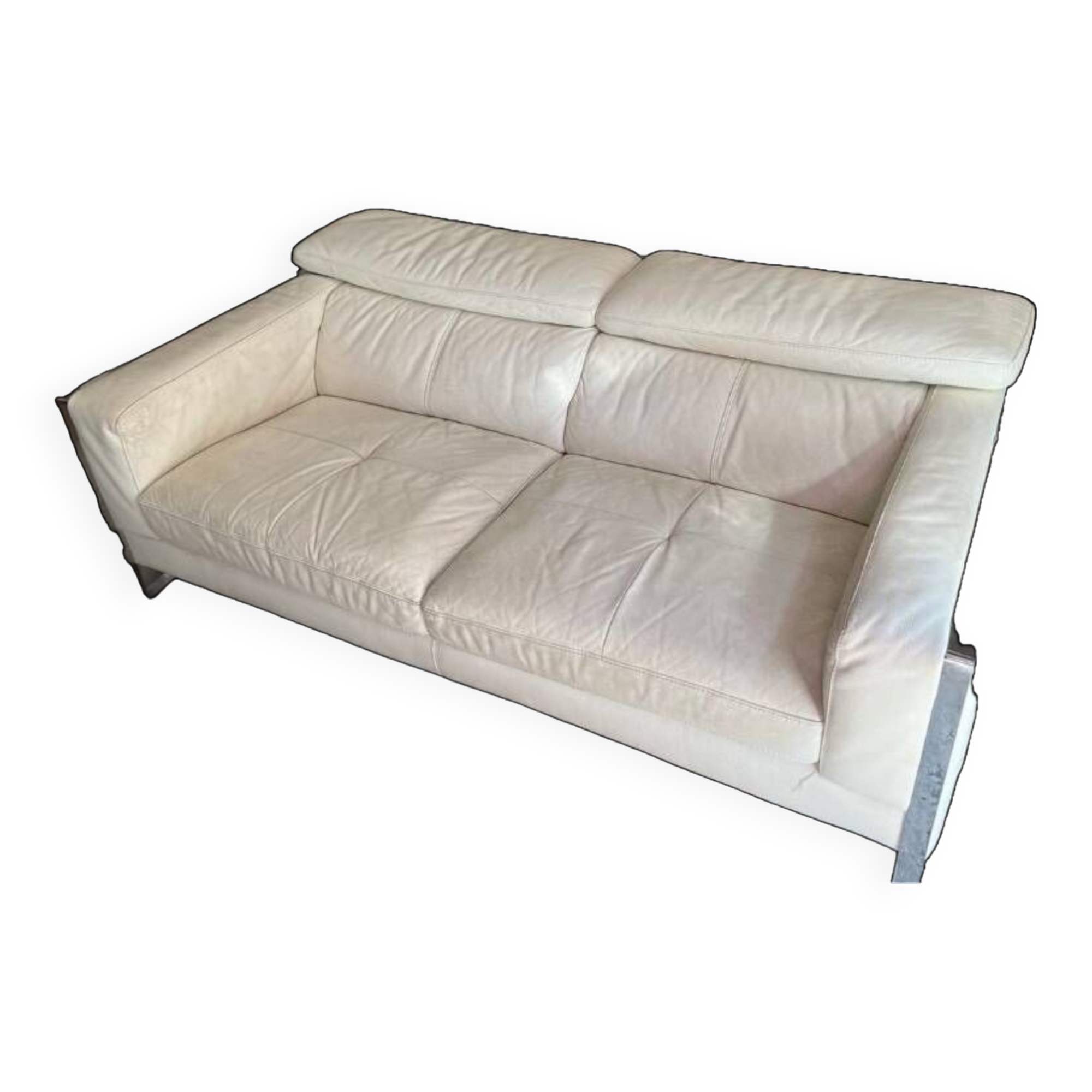 Leather sofa from the brand XXL, designer sofa.