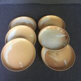 Lot of 6 flat sandstone plates