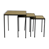 Tiled trundle tables, circa 1970