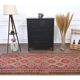 1970s Vintage Turkish Hand-Knotted Wool Cotton Orange Runner Rug 104x365