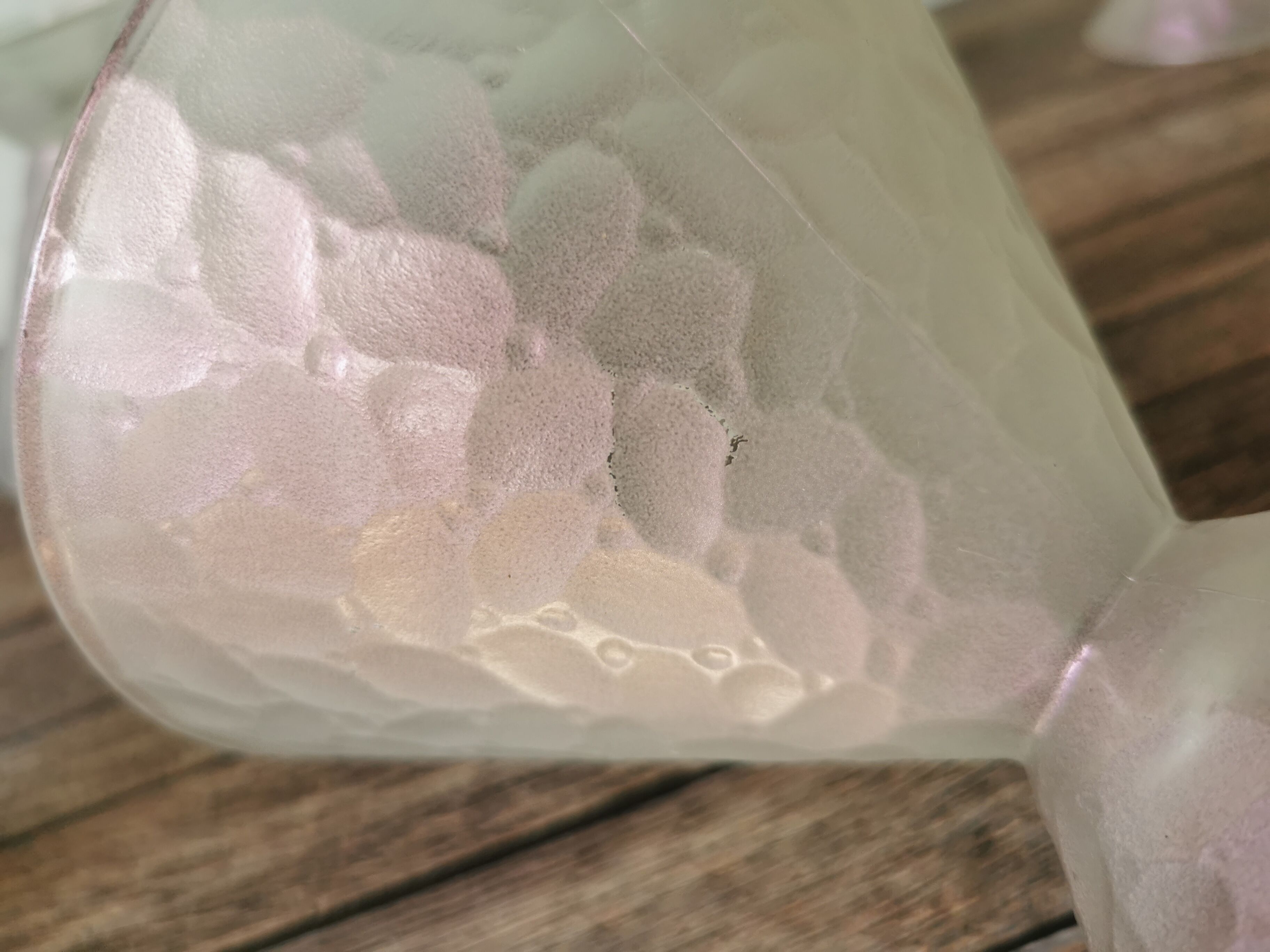 Fruit cups/iridescent glass ice