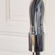 Space age floor lamp, 5 articulated arms chrome spring, 70s-80s