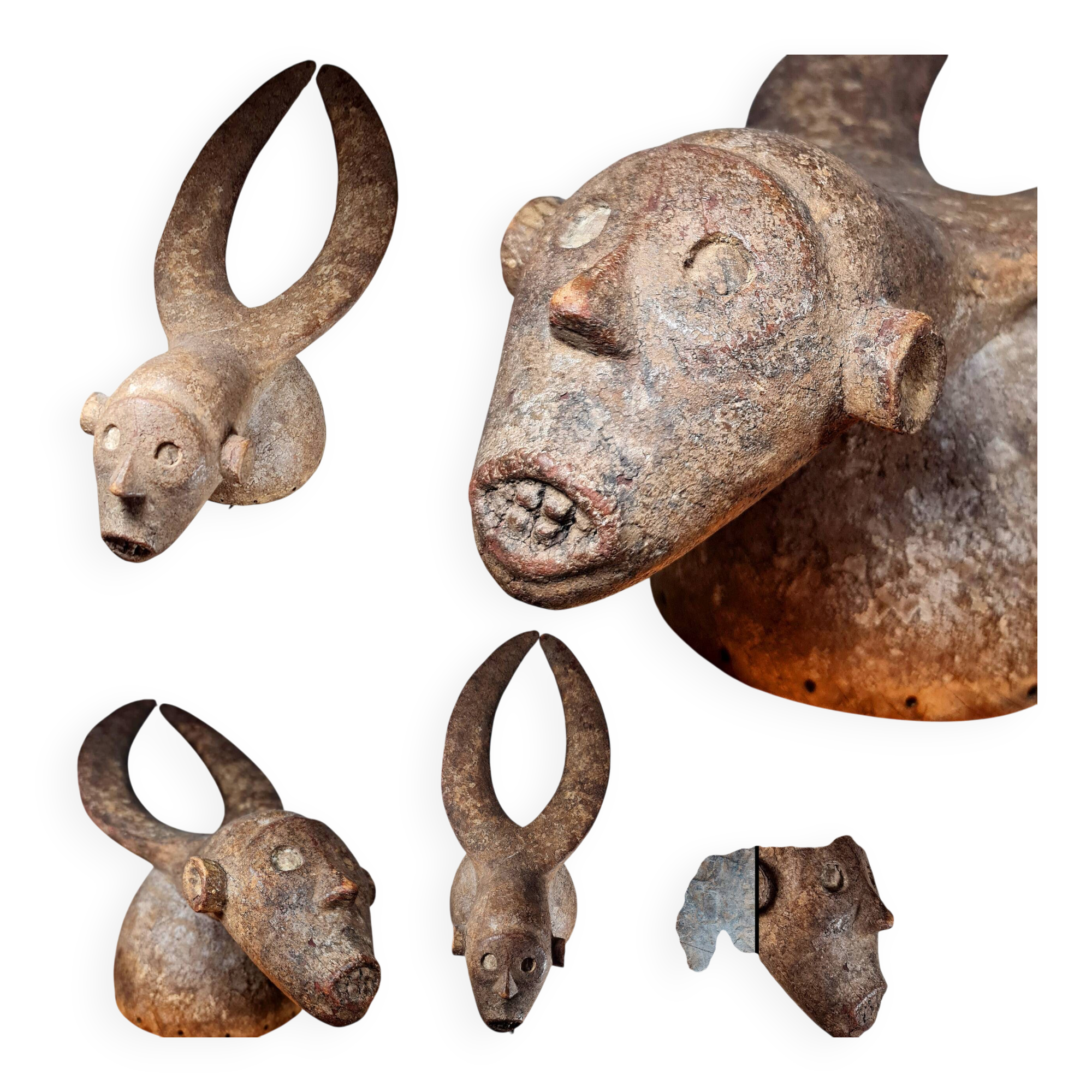 Agricultural Mask Mangam male - Mama / Kantana - Nigeria