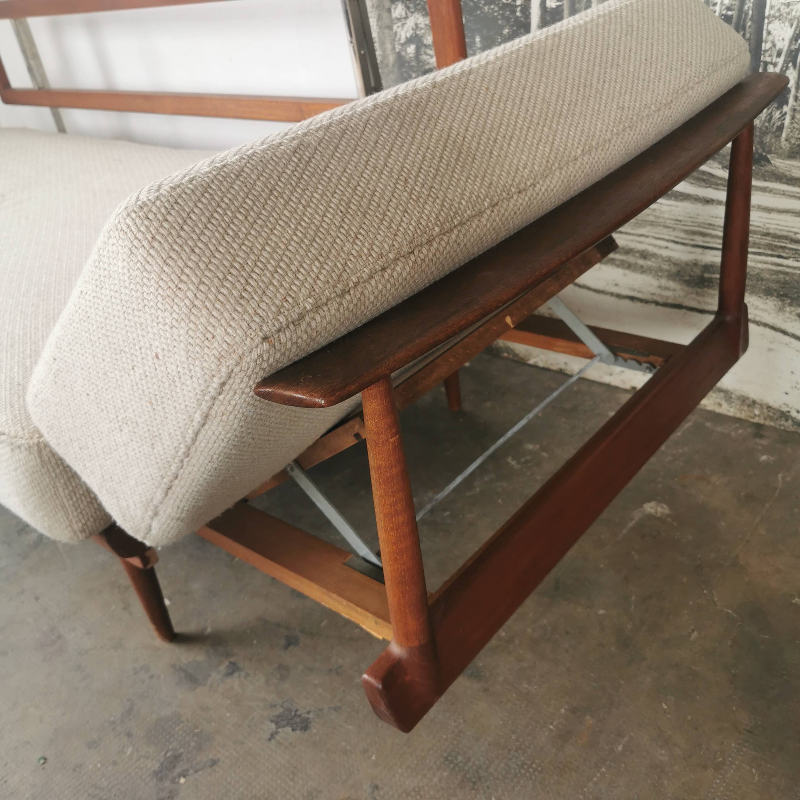 Bench, daybed knoll Antimotte vintage 60s