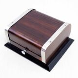 Art Deco cigar humidor and ashtray with drawer