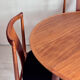 6 Danish mid-century teak chairs by Henning Sørensen for Danex from the 1960s.