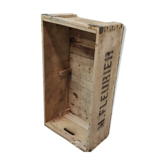 Caisse en bois M. Fleurier