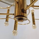 Mid Century Chandelier Designed by Sciolari, 1970's (2 available)