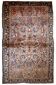 Handmade antique Persian Sarouk rug 103cm x 164cm 1920s