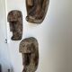 Large Timor mask in patinated wood H:50cm (2)