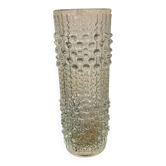 Vintage molded glass vase – Sklo Union (Czechoslovakia), 1960s/