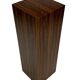 Vintage plant column in rosewood veneer 80s design