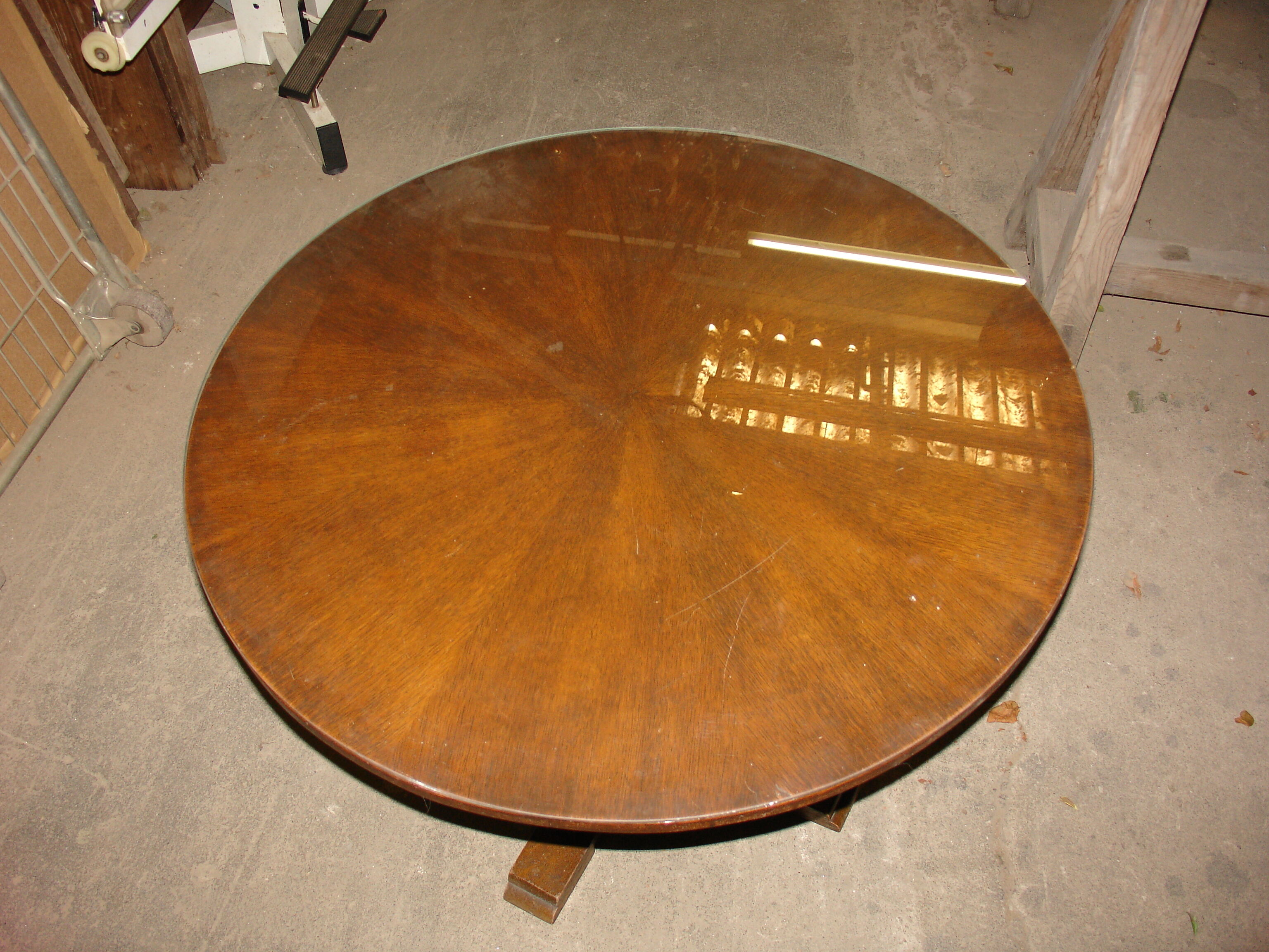 Art Deco period oak side table