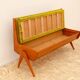 Small mid-century bench, 1960s, Czechoslovakia