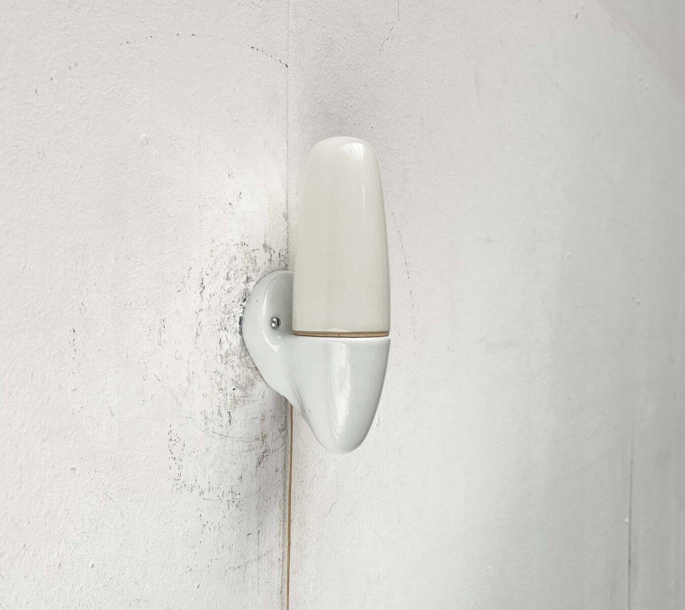 Mid-Century Modern German Ceramic 6065 Sconce by Wilhelm Wagenfeld for Lindner, 1950s, Set of 2