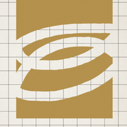 Abstract beige giclee print, 50x70cm