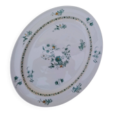 Large oval serving dish, Bernardaud, Limoges, Beijing