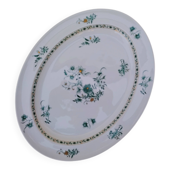 Large oval serving dish, Bernardaud, Limoges, Beijing