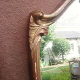 Louis XV-style golden mirror