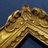 Montparnasse frame gilded carved wood foliage 22 cm x 21 cm
