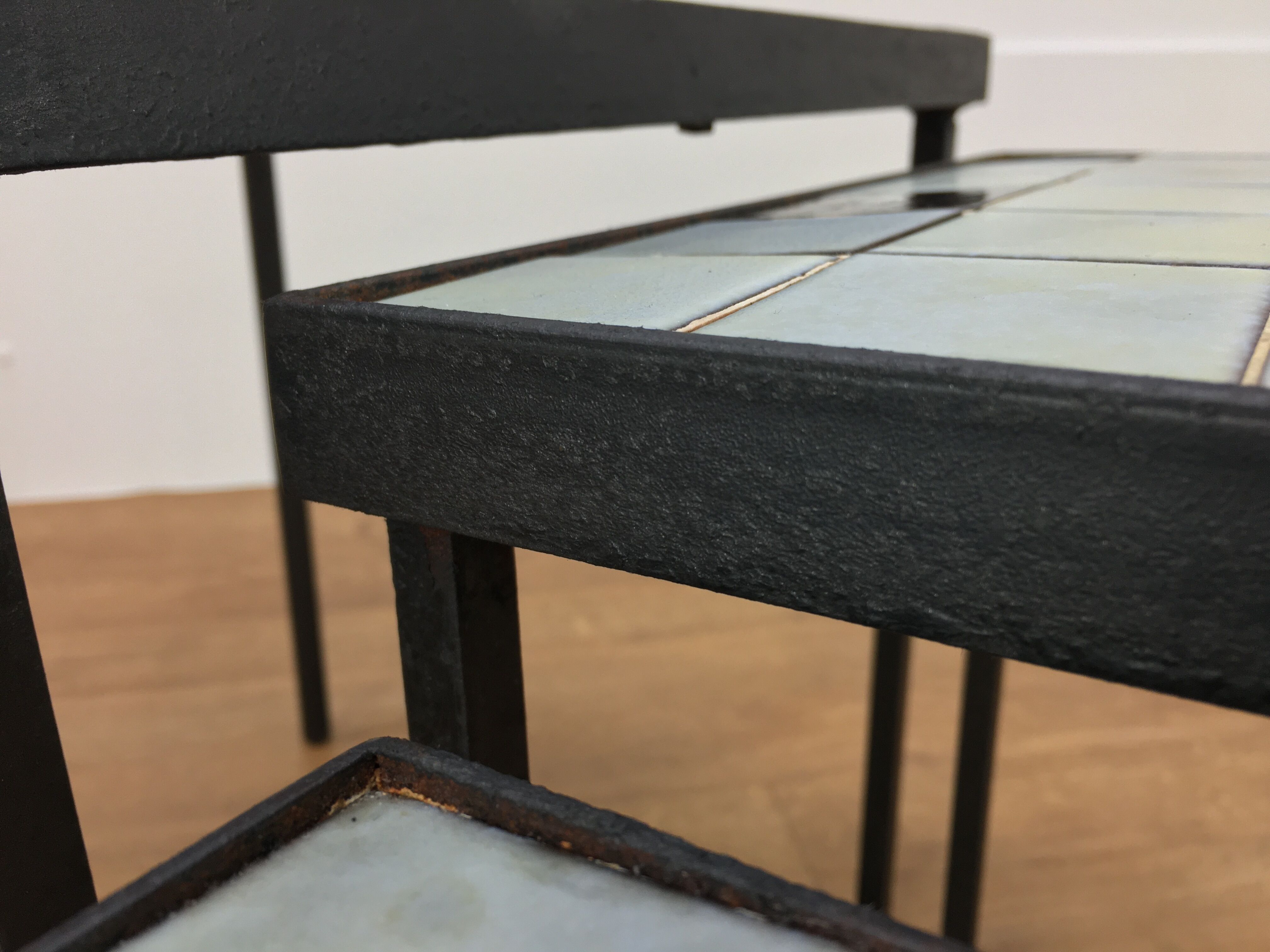 Mado Jolain nesting tables ceramic 1960