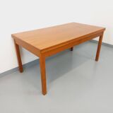 Vintage 60s Scandinavian style teak dining table with extensions