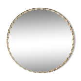 Miroir rond biseauté Art Déco 39cm x 39cm