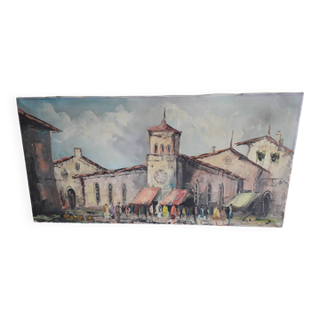 Antique Italian oil painting