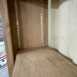 Open bookcase raw oak