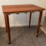 Scandinavian set by Poul Hundevad table and 4 folding teak stools