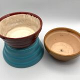 Trio of 1950s ceramic planters