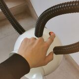 Space age lamp with 4 articulated spots, eyeball, sci-fi, 1970.