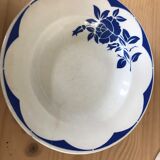 Assiettes creuses anciennes « corsica »faïenceries digoin sarreguemines