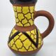 Raymond Camart vase in Vallauris Art Deco style, terracotta, 1950.