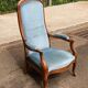 Fauteuil Voltaire Louis Philippe d'époque XIXe siècle