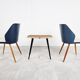 Paire de fauteuils vintage avec table Belgique des années 1960