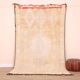 Pale Vintage Moroccan Rug 164 x 277 cm, Berber Handmade Wool Rug Yellow