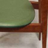 Green skai unicorn chair