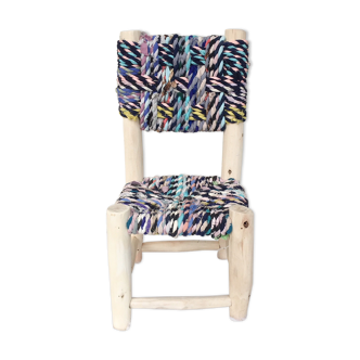 Chair made of recycled fabrics