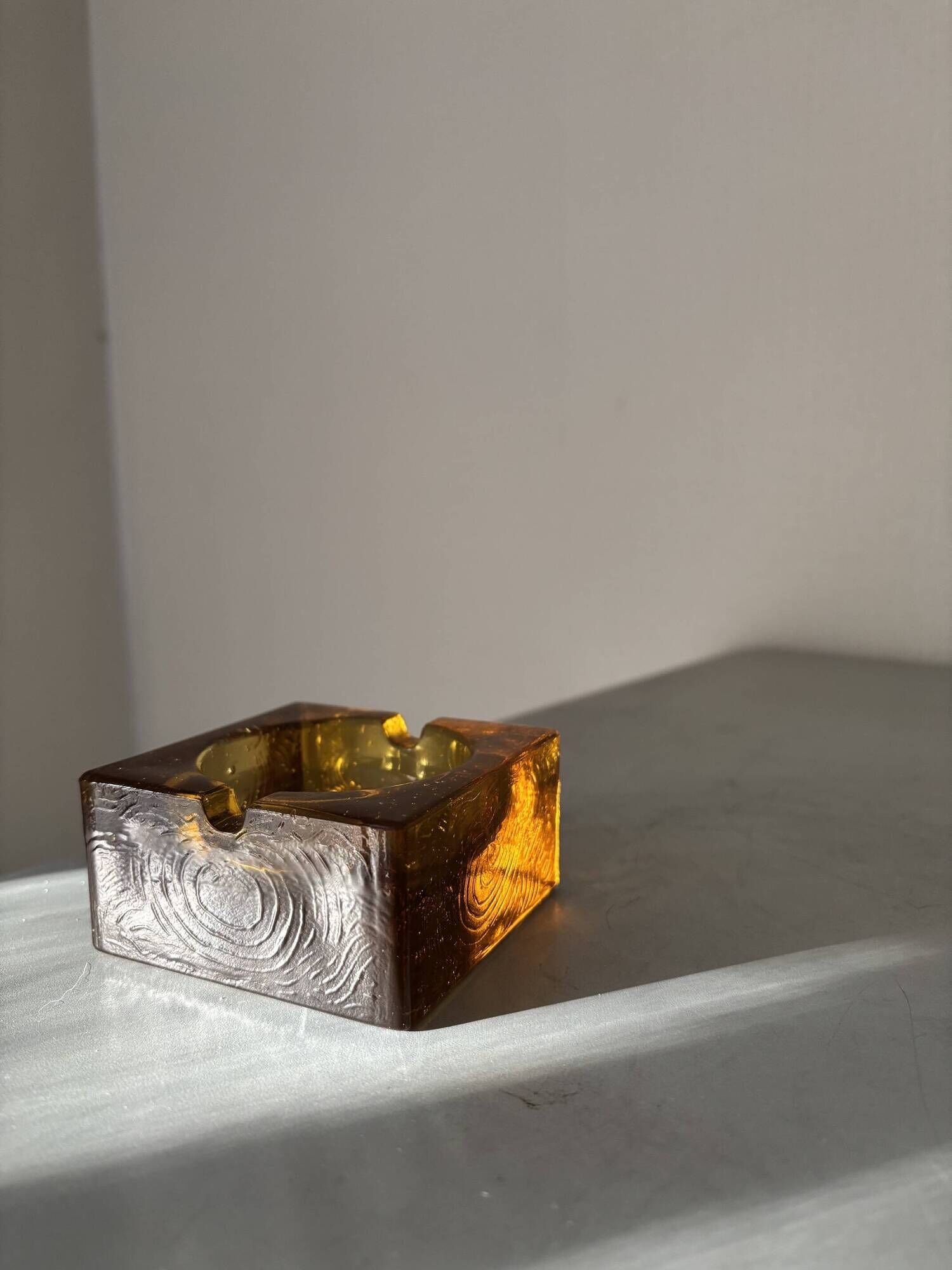 Murano Antonio Imperatore 1970 ensemble lighter table ashtray candle holder