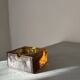 Murano Antonio Imperatore 1970 ensemble lighter table ashtray candle holder