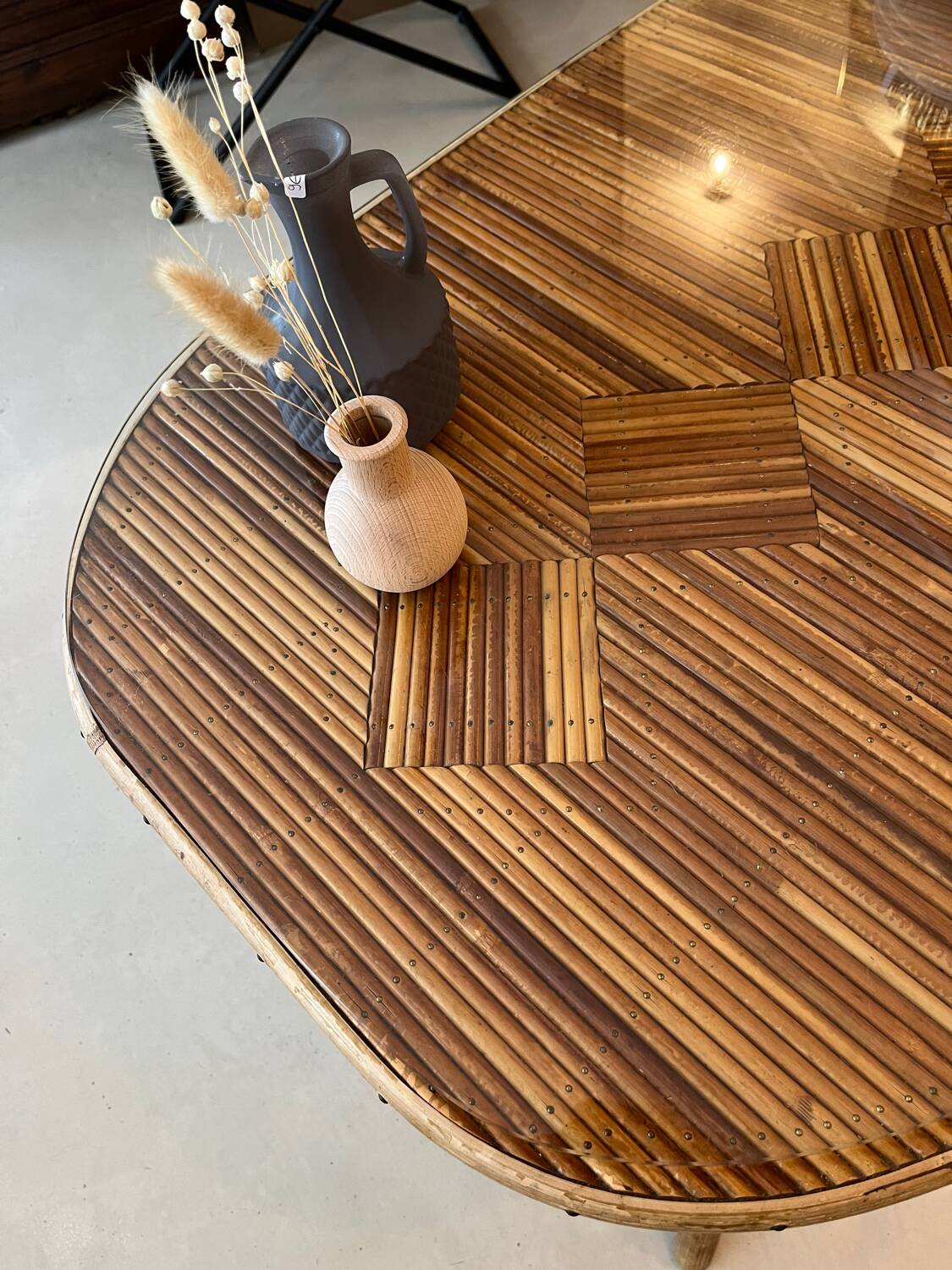 Rattan coffee table