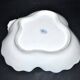 Cobalt blue polylobed basket bowl in LIMOGES Pallas porcelain 1930-40