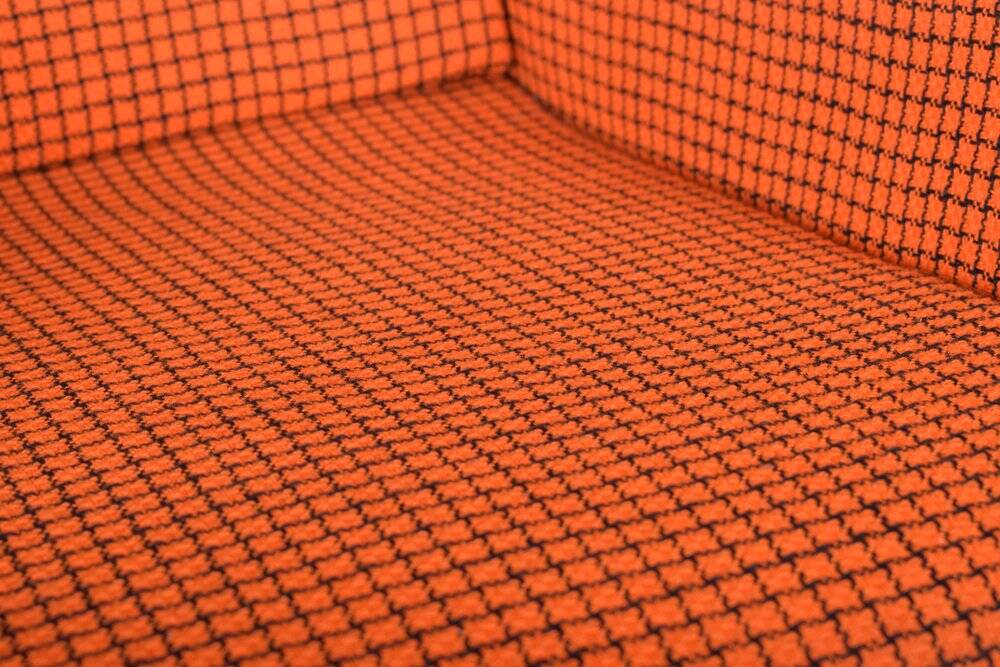Mid-Century Orange Armchair attributed to Miroslav Navratil, 1960s