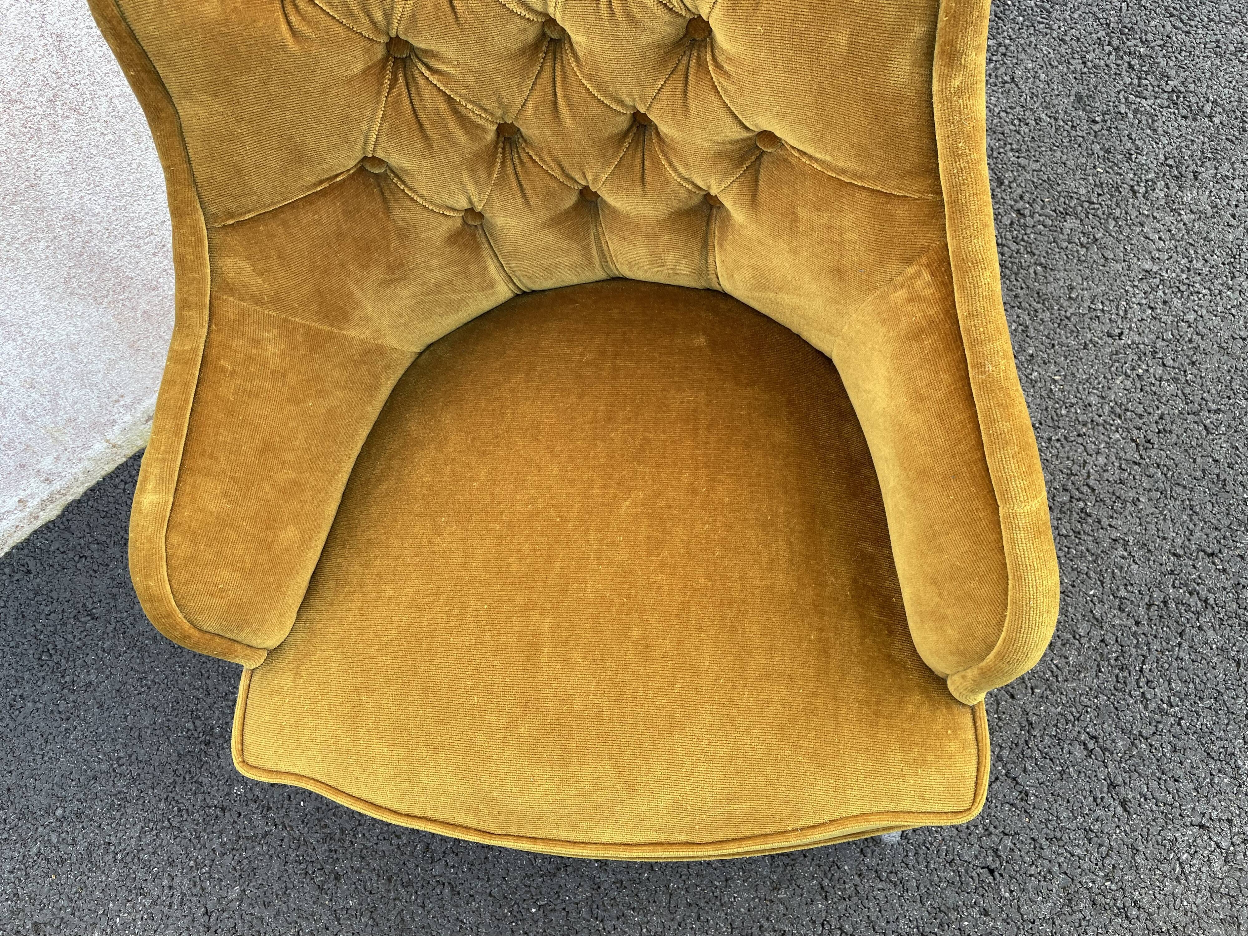 Padded golden yellow velvet toad